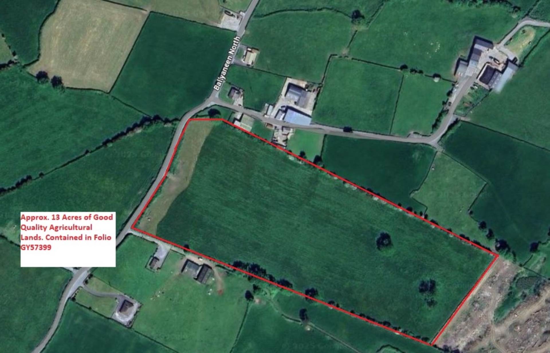 Ballyaneen, Gort, Co. Galway Farm Land — Farrell Auctioneers & Estate Agents Ltd
