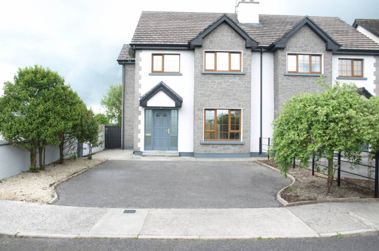No 1 Lakeview, Creggs Rd, Glenamaddy, Co Galway F45 W257 -Well Presented 3/4 Bed Semi-Detached in Pristine Condition — Gerry Coffey Auctioneer and Valuer