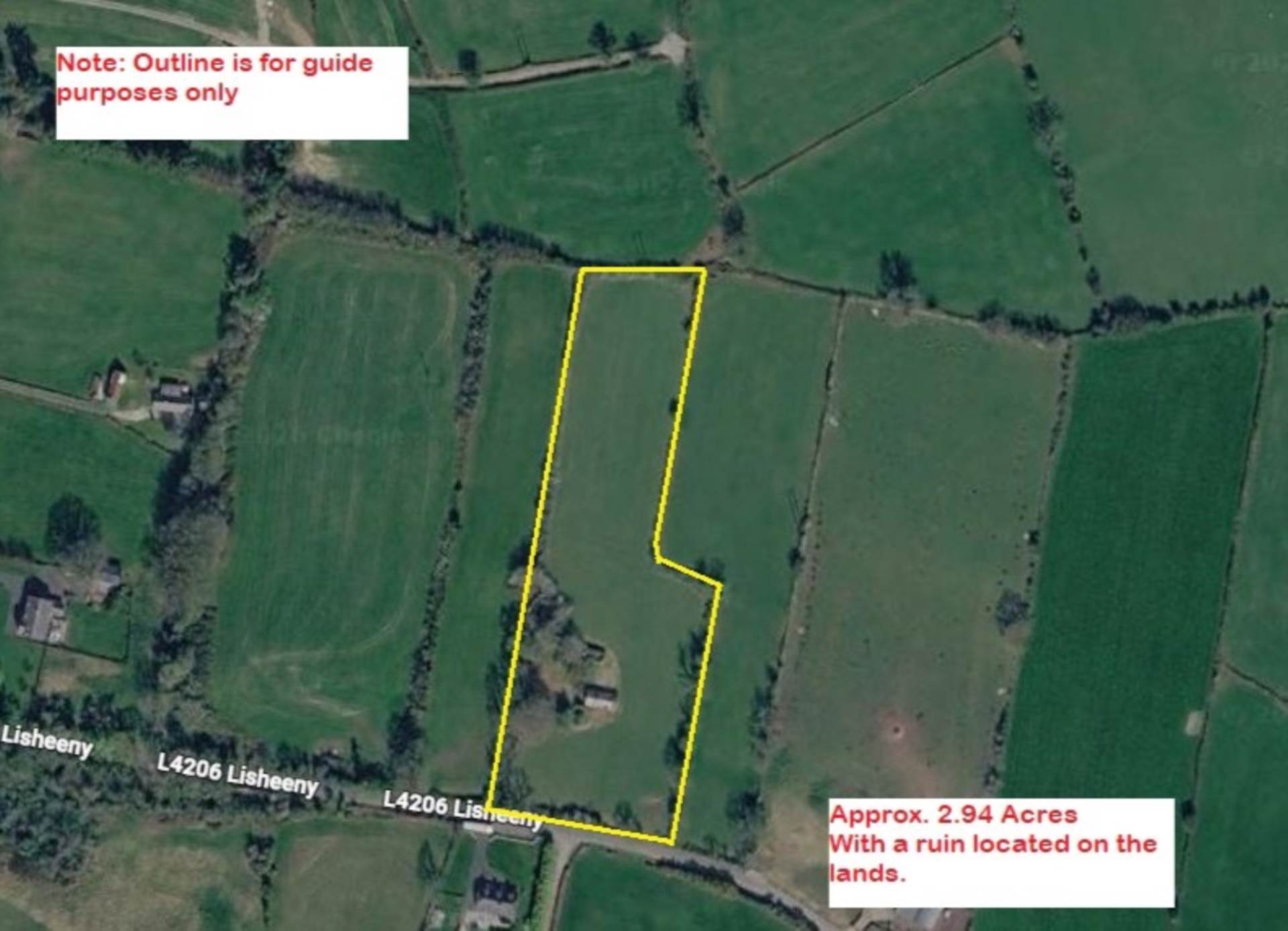 Lisheeny, Kylebrack, Loughrea, Co. Galway Farm Land — Farrell Auctioneers & Estate Agents Ltd
