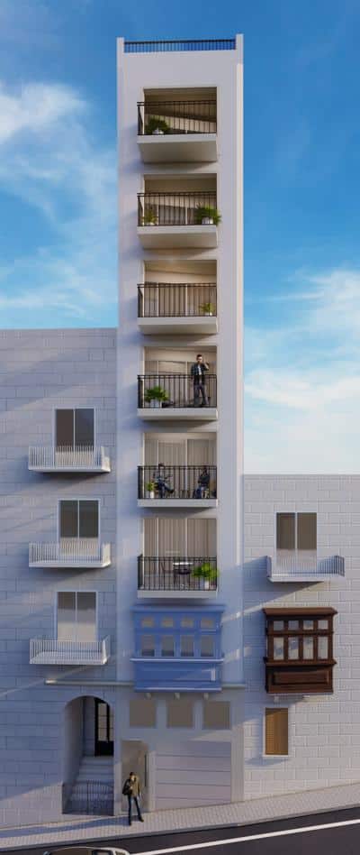 Apartment with a Backyard in Sliema — Simon Mamo Real Estate