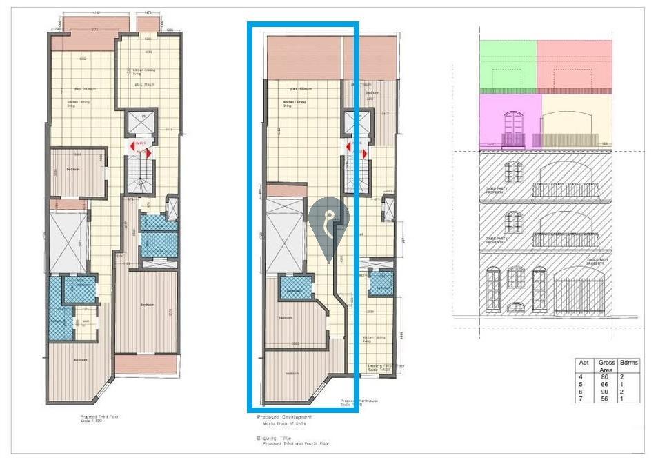 Penthouses in Mosta - REF 87827 — Zanzi Homes