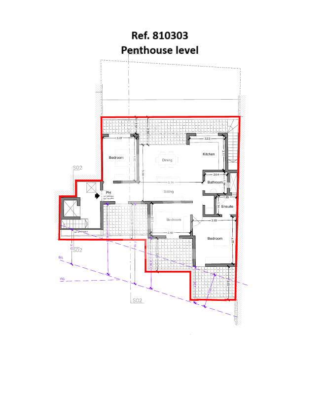 3 bed Penthouse for Sale in St Julians — Belair Property