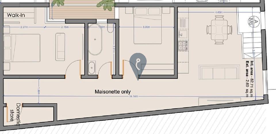 Ground Floor Maisonette in Zabbar - REF 88857 — Zanzi Homes