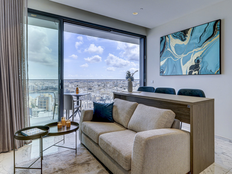 1 bed Apartment in Mercury Towers, St Julian's — Malta Sotheby's International Realty