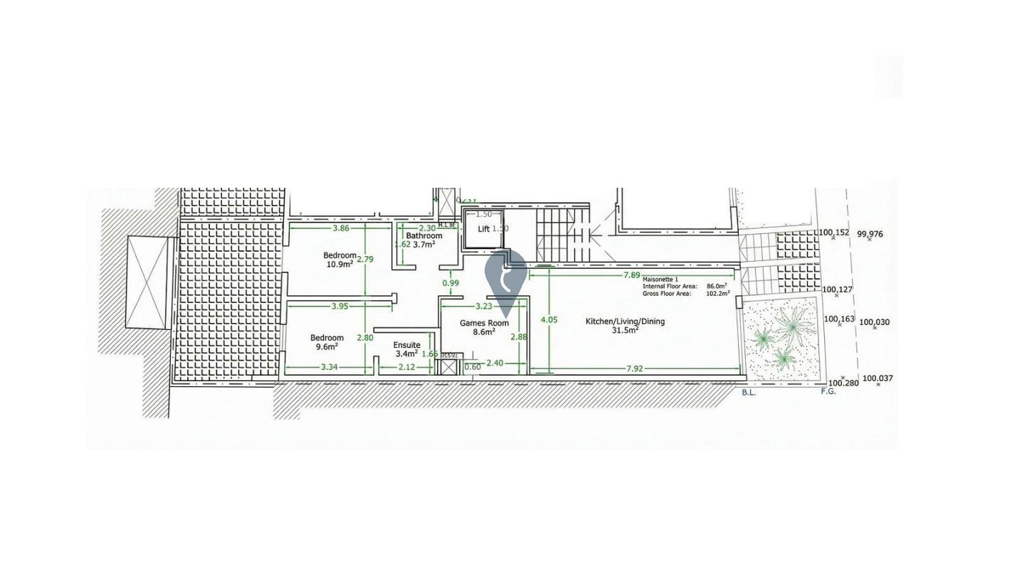 Ground Floor Maisonette in Pieta - REF 88766 — Zanzi Homes