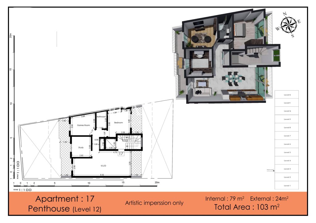 Gzira, Penthouse — Frank Salt Real Estate
