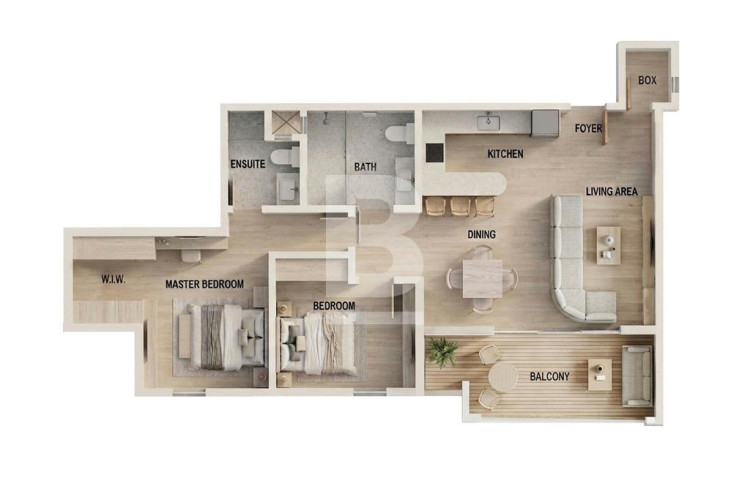 2 Bedroom Apartment For Sale in Gharghur — Belair Property