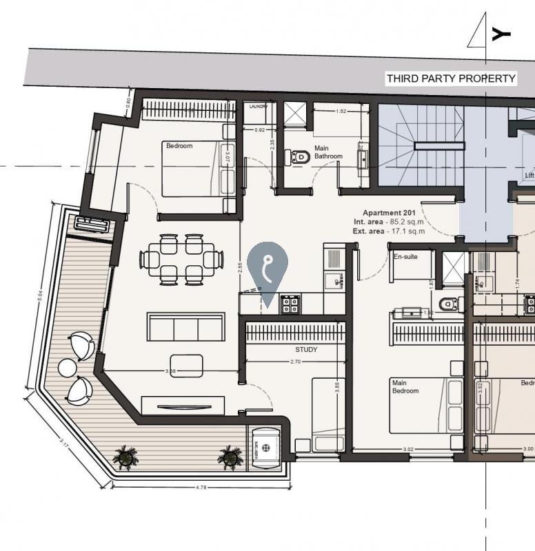 Corner Apartment in Mosta - REF 90603 — Zanzi Homes