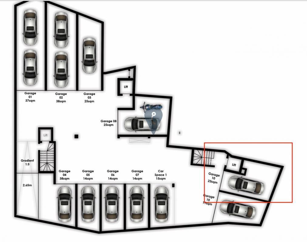 Garages / Garage Space in San Gwann - REF 84953 — Zanzi Homes