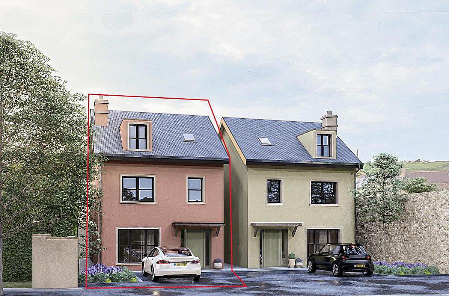 Building plot for 1 detached dwelling to rear of 14-18 Toberwine Street (House A), Glenarm, BT44 0AA — Armstrong Gordon (Portstewart)